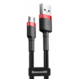 Дата кабель Baseus Cafule MicroUSB Cable 1.5A (2m) Красный / Черный