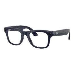 Смартокуляри Ray-Ban Meta Wayfarer (Gen 2), Large Shiny Cosmic Blue Frame / Clear to Sapphire Transitions Lenses