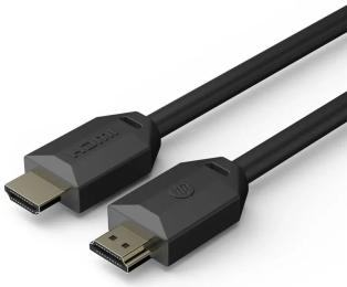 Відео-кабель HP DHC-HD01-01M HDMI(тато) HDMI(тато), 2m Black V2.0 4K 60 Hz