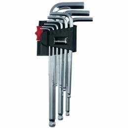 Набір шестигранних ключів Haisser Нex 9 S2 (9 штук 1.5 - 10 мм.)