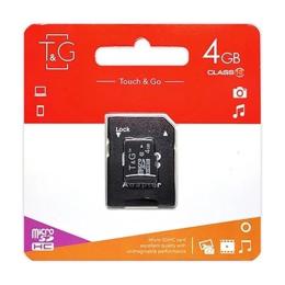 Карта памяті T&amp;G TG-4GBSDCL10-01 4GB microSDHC З адаптером Class 10 UHS-I