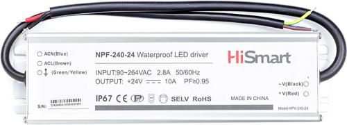 Блок живлення для освітлення HiSmart NPF-320-24 24 V 13.3 A 320 W PFC IP67