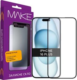 Захисне скло Make Glass Apple iPhone 16 Plus