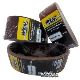 Шліфувальна стрічка Werk К80 75х533 мм 10 шт