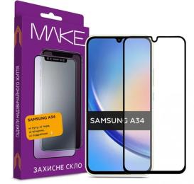 Захисне скло Make Glass Samsung A34