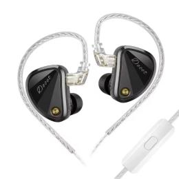 Дротові навушники KZ Audio Decet without switch with Built-in Sound card with MIC