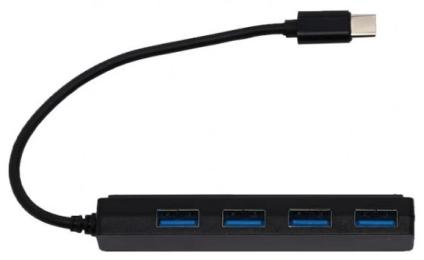 USB-хаб Infinity 4в1 Type-C Black (2710000167013)