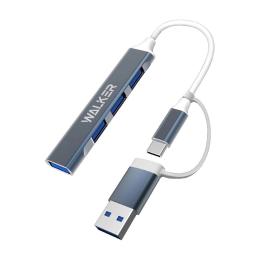 USB-хаб WALKER WHUB-11 Gray