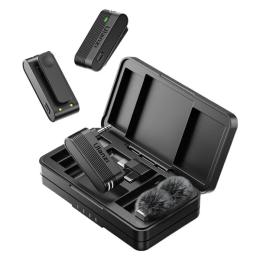 Мікрофонна радіосистема Ulanzi A100 Wireless Lavalier Microphone USB Type-C Black (A100 A014A)
