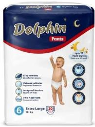 Підгузки Dolphin 6 Exta large 15+ кг 20 шт (8680131207251)