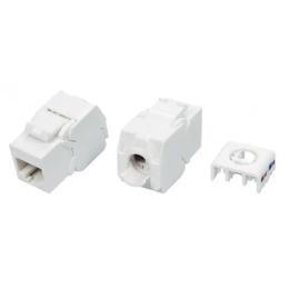 Модульний розєм OK-Net Кат.5e UTP White (180, toolless)
