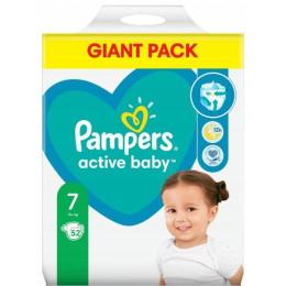 Підгузки Pampers Active Baby Розмір 7 (15+ кг) 52 шт (8006530230131)