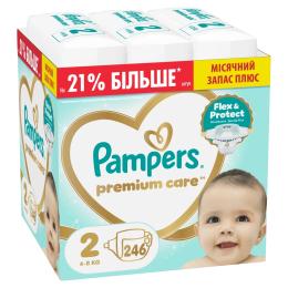 Підгузки Pampers Premium Care Розмір 2 (4-8 кг) 246 шт (8006530223522)
