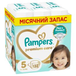 Підгузки Pampers Premium Care Розмір 5 (11-16 кг) 132 шт (8006530223478)