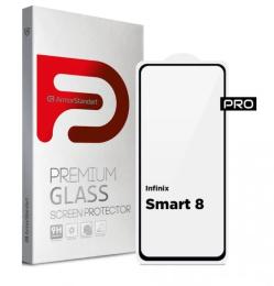Захисне скло ArmorStandart Pro для Infinix Smart 8 Black (ARM73226)