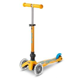 Самокат Micro Mini Deluxe Foldable LED Apricot (MMD397)