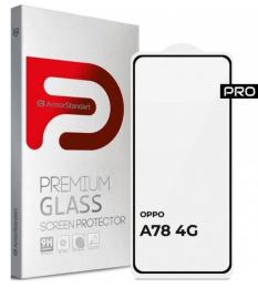 Захисне скло ArmorStandart Pro для OPPO A78 4G Black (ARM69577)
