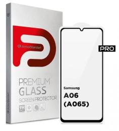 Захисне скло ArmorStandart Pro для Samsung A06 (A065) Black (ARM80170)