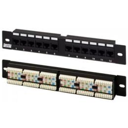 Патч-панель OK-Net 12 портів Кат.5e UTP (OK-PP100-5EU12)