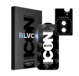 Захисне скло ArmorStandart Supreme Plus Icon Apple iPhone 16 Plus Black (ARM81396)