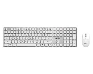 Комплект клавіатура та миша MSI FORGE K210 WIRELESS COMBO White (S11-43UA305-Y92)