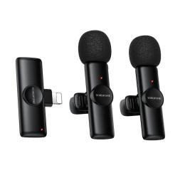 Мікрофон Borofone BFK16A Winner dual-mic (Lightning) Black (6941991126505)