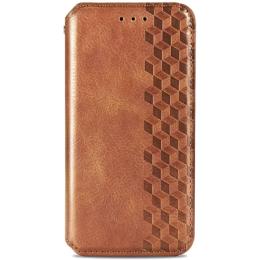 Чохол-книжка Rubic Leather для Samsung Galaxy M15/F15 5G Brown
