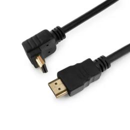 Відео-кабель Merlion 10266 HDMI(тато)HDMI(тато), 1,5m Black v1.4, OD-7.5 mm, круглий