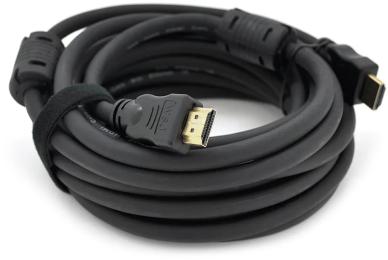 Відео-кабель Ritar 19930 Premium PL-HD348 HDMI(тато)-HDMI(тато) , 5m Black Ultra HD 4K, 1080P, v1.4