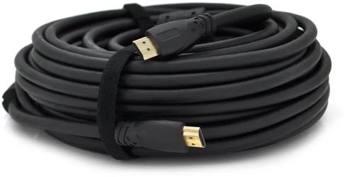 Відео-кабель Ritar 20398 PL-HD347 HDMI(тато)-HDMI(тато), 19+1, 20m Black Ultra HD 4Kx2K, 2160P, v2.5