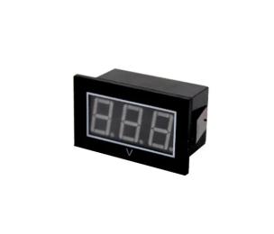 Светодиодный цифровой вольтметр герметичний IP99, диапазон измерений от 2,5V до 30V, Blue