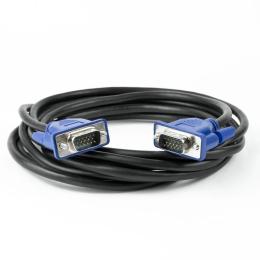 Відео-кабель Merlion 9066 VGA(тато)VGA(тато), 25m Black Blue 3+2, 2 ферити