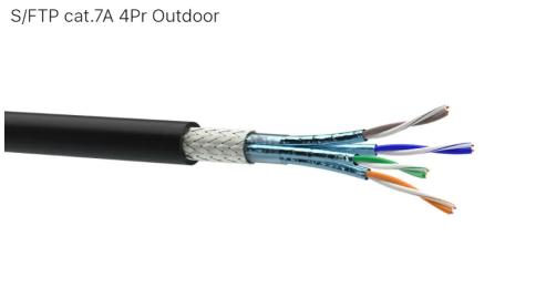 Вита пара OK-Net (600) 4 * 2 * 0, 56 (S - FTP cat.7), OK-net, CU, із