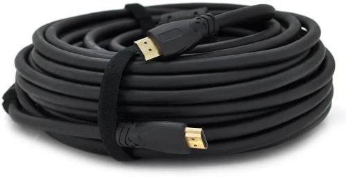Відео-кабель Ritar 19946 Premium PL-HD347 HDMI(тато)-HDMI(тато), 19+1, 10m Black Ultra HD 4Kx2K, 216