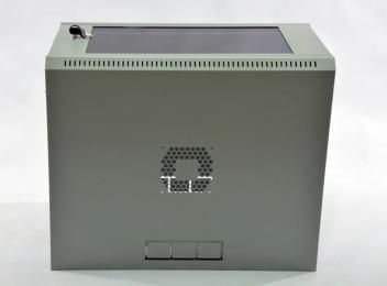 Серверна шафа CMS UA-MGSWL65G Gray 6U, 600х500х373 мм, економ, акрилове скло