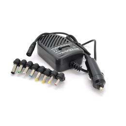 Блок живлення для ноутбука Voltronic YT-UB80W (автомобільний універсальний 80W, корпус - пласт, ручне регулювання, 8 Г-подібних розємів)