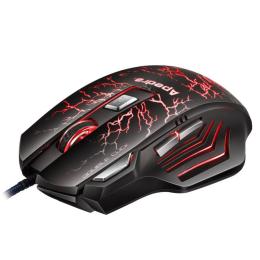 Мишка Apedra A7 Black ігрова USB