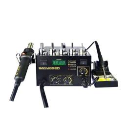 Паяльна станція Baku BK852D компресорна, цифрова індикація, фен, паяльник