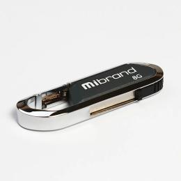 Флеш память Mibrand Aligator MI2.0/AL8U7G Gray 08 GB USB 2.0