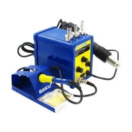 Паяльна станція Baku BK-878L2 цифрова індикація, фен, паяльник (260x173x165) 2,27 кг