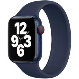 Ремінець для смарт-годинника Infinity Silicone Solo Loop для Apple Watch 38/40 Blue (L)