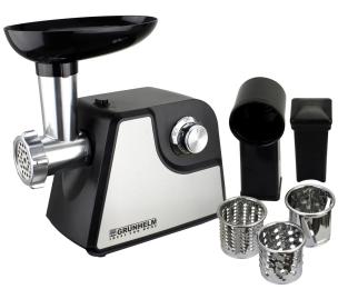 Мясорубка Grunhelm AMG180SS Black Silver