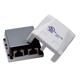 Розетка OK-Net OK-FP303 зовнішнього монтажу OK-net 6a FTP 2 порт