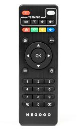 Пульт для медіаплеєра iNeXT RCU Megogo Black до Inext TV5, TV5 Ultra, TV4, 4K Ultra, TV2e, TV3, 4K2