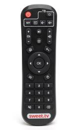 Пульт для медіаплеєра iNeXT RCU V2.0 Black до Inext TV5/TV5 Ultra/TV4/4K Ultra/TV3/4K2