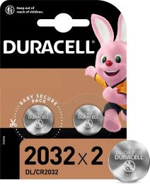 Батарейка Duracell DL2032/CR2032 2 шт, літієва