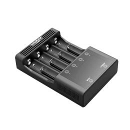 Зарядний пристрій для акумуляторів AA, AAA LiitoKala Lii-600 (4 канали,LCD дисплей, підтримує Li-ion, Ni-MH і Ni)