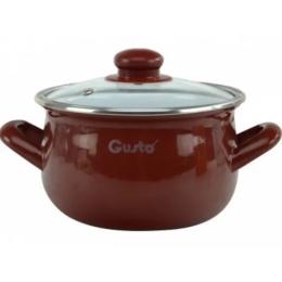 Каструля GUSTO Ред GT-T-124-R 24 см, 5.7 л