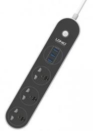Мережевий фільтр LDNio SC3301 3 розетки + 3 USB