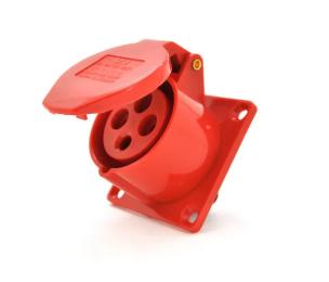 Розетка кабельна Proinstal SF-314 накладна, пряма, 4 полюси, 3Р+E, 16А, 380V, IP44